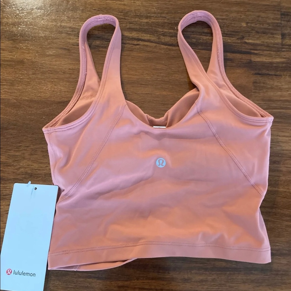 Nwt Lululemon Align Tank Rustic Coral Size 4 - image 5